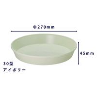 大和プラスチック フレグラープレート 30型用 アイボリー 4903266721121 1個（直送品）