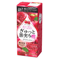 エルビー ぎゅっと果実+酢 ざくろミックス 200ml 1セット（48本）