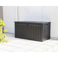 不二貿易 収納BOXベンチ 幅1090×奥行515×高さ550ｍｍ ブラック 38357 1台（直送品）