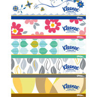 ティッシュペーパー 180組×5箱 クリネックス 北欧デザイン 1パック（5箱入） 日本製紙クレシア（わけあり品）