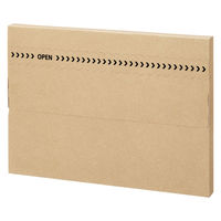 アスクル 「現場のチカラ」薄型ダンボールケース 310×226×25mm 1パック（10枚入）  オリジナル