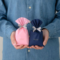 【ラッピングリボン】 ヘッズ サテンリボンワイヤータイスモーキーシルバー/2 SSL-YT2 1パック（50個入）