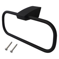 清水 タオルリング ブラック 200mm SH-AC20TR-K 1セット(5個入)（直送品）