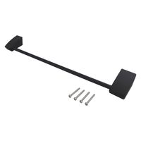 清水 タオルバー ブラック 400mm SH-AC20TB-K 1セット(5個入)（直送品）