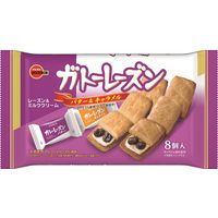ガトーレーズン バター&キャメル 2種アソート 8個入 3袋 ブルボン クッキー ビスケット 個包装 お配り 大容量