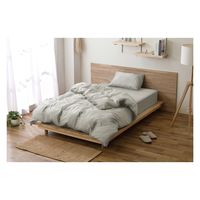 アイリスオーヤマ ボックスシーツ ダブル ライトグレー BXS-TP-D 1枚（直送品）