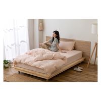 アイリスオーヤマ ボックスシーツ シングル S 丸洗いOK 速乾 マットレスカバー 寝具カバー BXS-TP-S ピンク 1枚