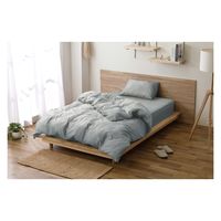 アイリスオーヤマ ボックスシーツ　セミダブル　ネイビー　BXS-TP-SD　1枚（直送品）