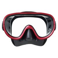 ReefTourer(リーフツアラー) シリコーン製 マスク＆弁付きＷガードシュノーケル 大人用2点セット RC0110 ＢＫＭＤＲ 1個（直送品）