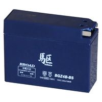 BROAD（ブロード） 二輪車用高性能ゲルバッテリー 駆 BGZ4B-BS 1個（直送品）