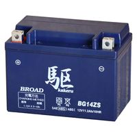 BROAD（ブロード） 二輪車用高性能ゲルバッテリー 駆 BG14ZS 1個（直送品）