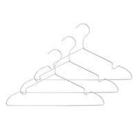 無印良品 アルミ洗濯用ハンガー 肩ひもタイプ 約幅42cm 3本組 1セット（18本：3本組×6） 良品計画