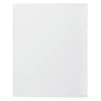 無印良品 ポリプロピレン片手で開閉できるバインダー A5・8穴リング 1セット（2冊） 良品計画