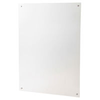 無印良品 アクリルピクチャーフレーム 大 B2サイズ（約515×728mm）用 1セット（2枚） 良品計画