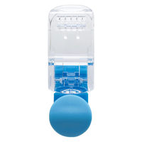 ソニック キッズクリップミニ服に穴が開かない名札留め ライトブルー SK-4973-LB 1個