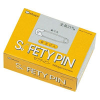 ミツヤ 安全ピン No.2 31mm 紙箱入 100本入 AP-2 1箱