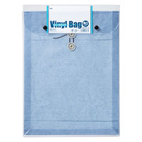 オキナ ビニールバック 角0 ブルー VB0EB 1枚
