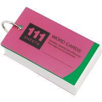 レイメイ藤井 単語カード チェックカード付 ワイド(表紙カラー選択不可) WD12 1個