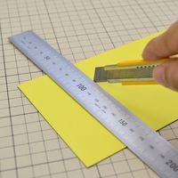 マグエックス マグネットカラーシート(大) 黄 MSCW-08Y 1枚