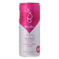 オーストラリア　バロークス プレミアム　缶ワイン　赤ワイン　ミディアムボディ 250ml 1セット（6缶）　日本酒類販売　飲み切り