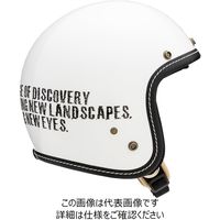 マルシン(Marushin) バイクヘルメット ジェット MCJ1 ラビット オープンジェット パールホワイト Lサイズ (59ー60cm)（直送品）