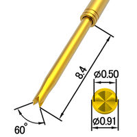 テスプロ　TP100シリーズ　コンタクトプローブ　TP100-HR-485-S　1ロット (20本)（直送品）