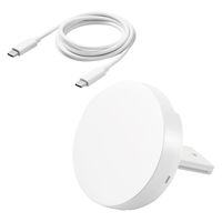 ワイヤレス充電器 7.5W マグネット式 卓上 スタンド 壁掛け タイプC 入力 ホワイト W-MA03WH エレコム 1個