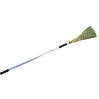 【業務用清掃用品】アプソン　きび天井箒　アルミ伸縮柄　No.4217　1セット（3本入）（直送品）