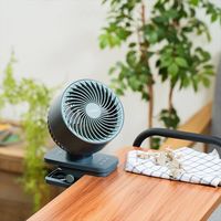 ライフオンプロダクツ 充電式クリップサーキュレーター ブルーグレー PR-F079-BY 1台（直送品）