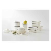 竹中 保存容器 750ml レトロモーダ グレー 387641 1個（直送品）