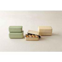 竹中 弁当箱 2段 900ml あじろ竹籠 武蔵弁当箱 ナチュラル 387782 1個（直送品）