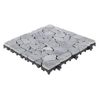 名古屋セラミックス ジョイントタイル ストーン乱形 グレー TTLNP-GY 1箱（6枚入）（直送品）