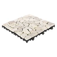 名古屋セラミックス ジョイントタイル ストーン乱形 ベージュ TTLNP-YL 1箱（6枚入）（直送品）