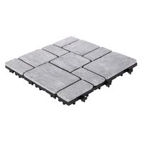 名古屋セラミックス ジョイントタイル ストーン方形 グレー TTS11P-GY 1箱（6枚入）（直送品）