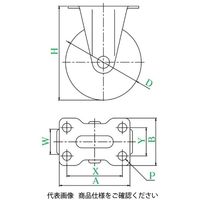 ユーエイ SUSーSR型(固定車) SUSーSRー50RH SUS-SR-50RH 1セット(12個)（直送品）