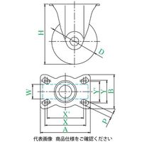 ユーエイ SK型(固定車) SKー100UW SK-100UW 1セット(4個)（直送品）