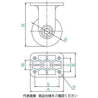 ユーエイ PLK型(固定車) PLKー130NR PLK-130NR 1セット(4個)（直送品）