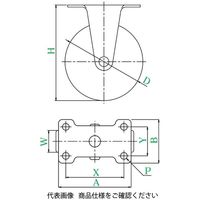 ユーエイ SUSーER型(固定車) SUSーERー100EL SUS-ER-100EL 1セット(8個)（直送品）