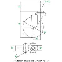 ユーエイ SUSーET型(自在車) SUSーETー50UR，M12×35 SUS-ET-50UR_M12X35 1セット(8個)（直送品）