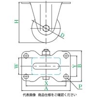 ユーエイ SUSーHR型(固定車) SUSーHRー50MCE SUS-HR-50MCE 1セット(4個)（直送品）