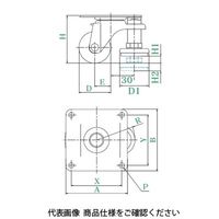 ユーエイ EーAF型(自在車) Eー50BNーAF E-50BN-AF 1セット(8個)（直送品）