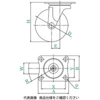 ユーエイ G型(自在車) Gー38R G-38R 1セット(40個)（直送品）