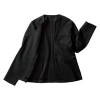 フォーク nuovo ニットノーカラージャケット チャコールグレー ９号 FJ15752-55-9（直送品）