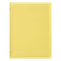 マルマン クルフィット バインダー A5 20穴 イエロー F091-04 1セット(4冊)