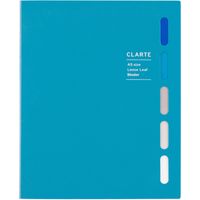 マルマン クラルテ バインダー A5 20穴 ブルー F415-02 1セット(1冊×2)