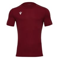 macron(マクロン) サッカー 半袖シャツ RIGEL HERO ショートスリーブゲームシャツ 5079 カーディナル 5XL 1枚（直送品）