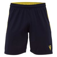 macron(マクロン) サッカー ハーフパンツ TEMPEL ゲームショート 5216 ネイビー/イエロー S 1枚（直送品）