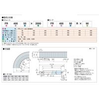 オークラ輸送機 ローラーコンベヤ FR500100X2000 1P（直送品）