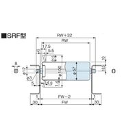 オークラ輸送機 スチールローラー単体 SRF490NーA 1セット(3P)（直送品）
