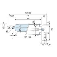 オークラ輸送機 スチールローラー単体 HTR790NーN 1P（直送品）